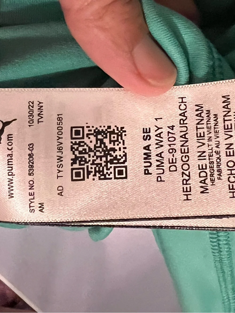 Puma Men's Crewneck Sweater in Teal